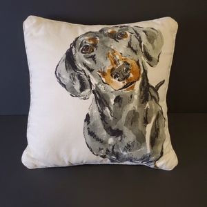 Pottery Barn Dachshund Throw Pillow